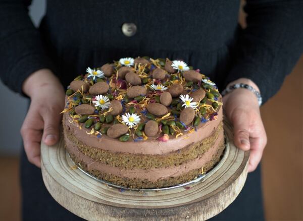 narozeninový dort s čokoládou