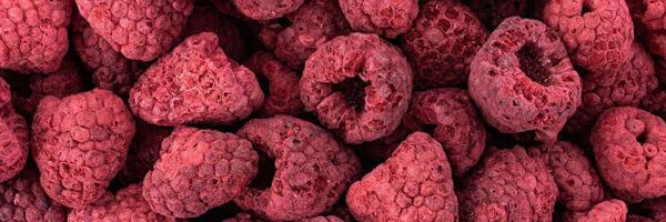 Mrazem sušené maliny