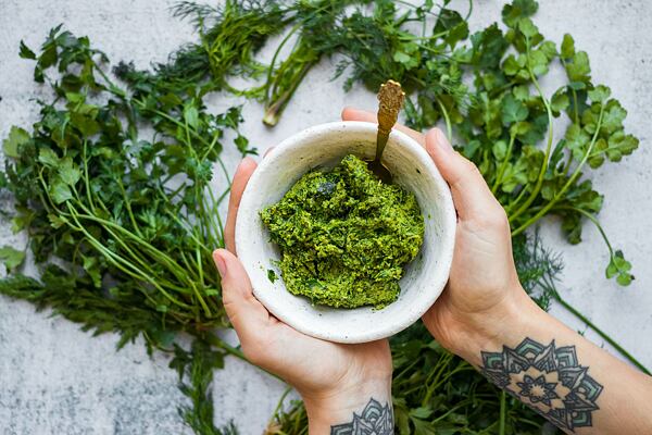 pesto z nati a zbytku