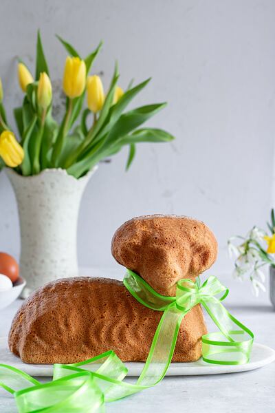 Hotovo! Beránkovi stačí už jen přidat mašli.