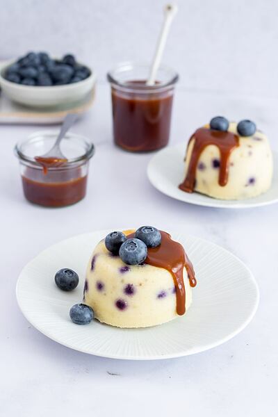 mini cheesecake s karamelovou polevou