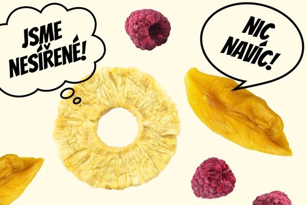 Nesířené mango a ananas