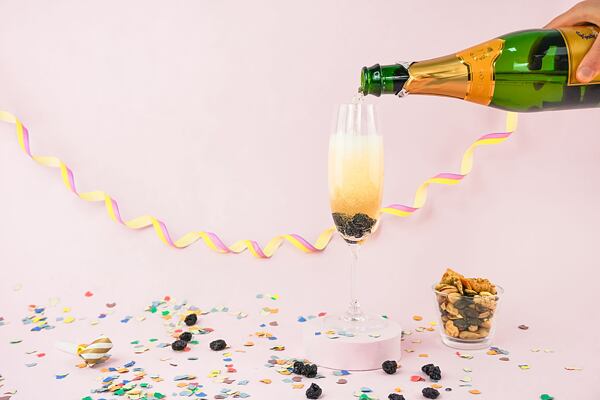 Přípitek na nový rok