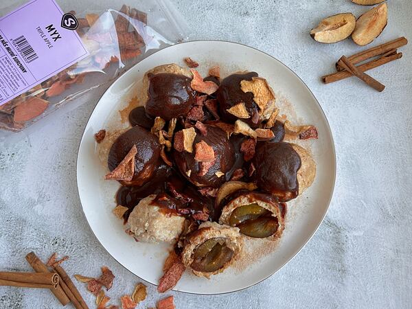 recept na zdravé knedlíky s ovocem