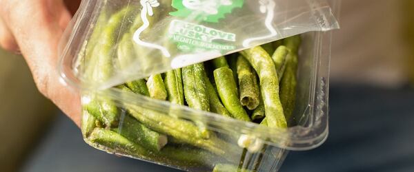 Pražené fazolové lusky