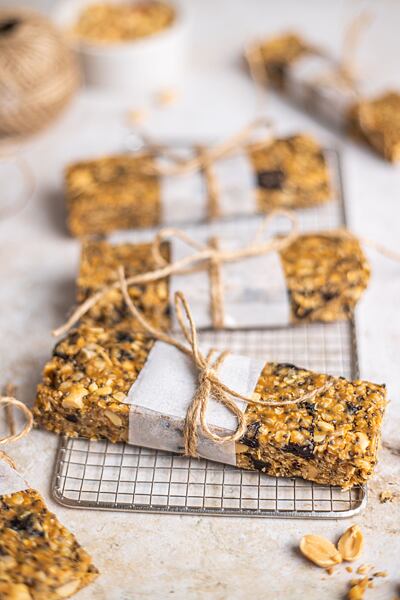 recept na arašídový flapjack