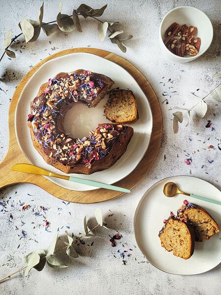 Ořechová bábovka s jogurtem recept