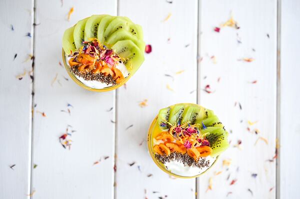 mango chia puding