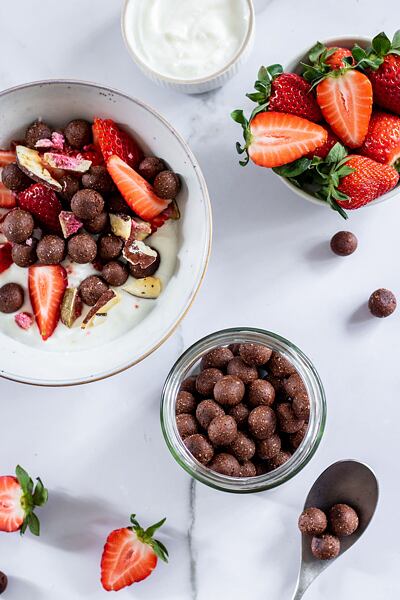 Domácí Nesquik kuličky jsou skvělou alternativou kupovaných cereálií.