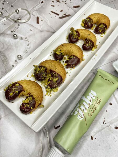 Pistáciové rohlíčky