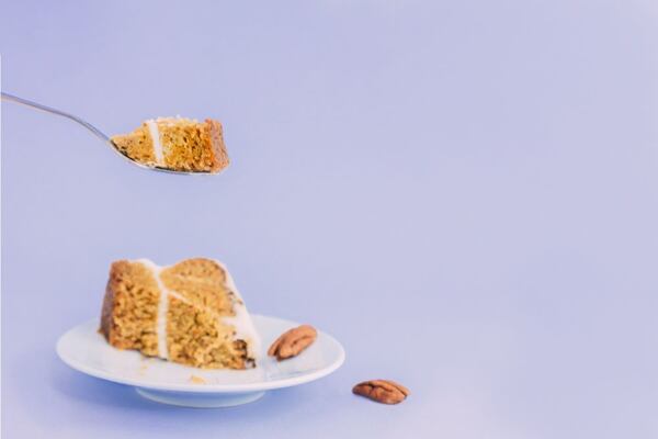 mrkvový dort na lžičce