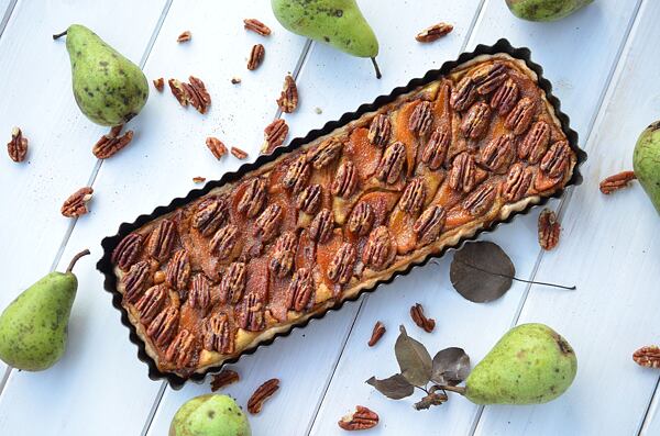 recept na pekanový koláč s javorovým sirupem