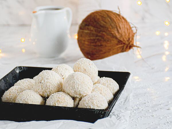 Recept na domácí kokosové kuličky