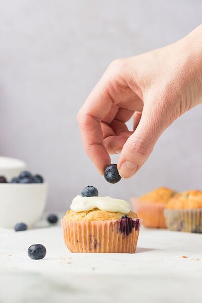 recept na borůvkové muffiny