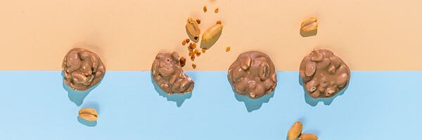 Čokohrudky slaný karamel s arašídy