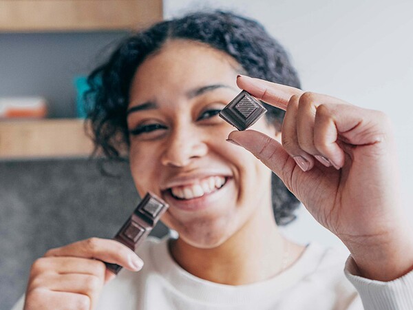 kvalitní hořká čokoláda