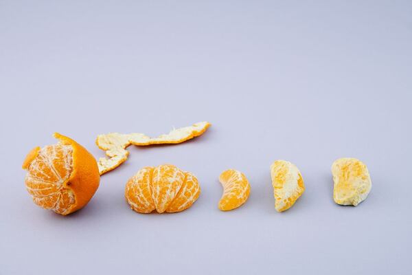 Lyofilizované ovoce mandarinka