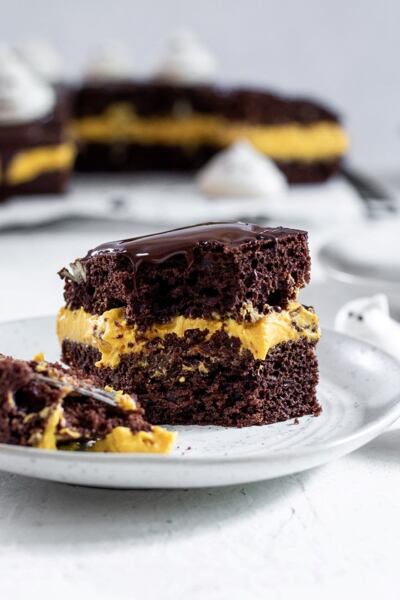 čokoládový zákusek