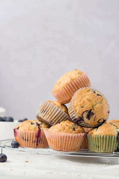 borůvkové muffiny recept