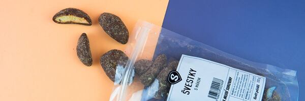 švestky v čokoládě