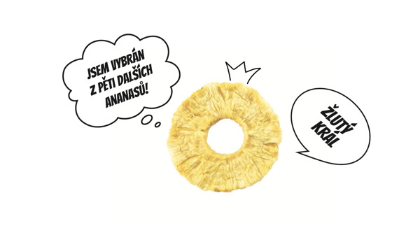 ananas je žlutý král