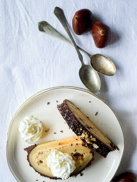 veganská kaštanová roláda