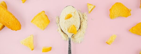 Lyofilizované mango drť