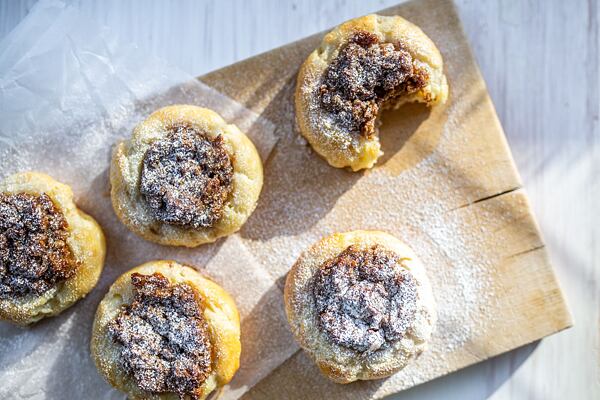 tvarohové nekynuté koláče 