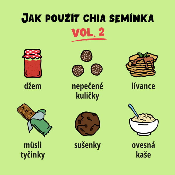 Chia semínka, to zdaleka není jen puding!