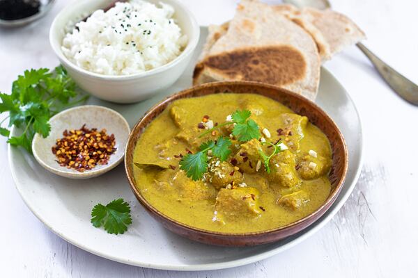 kuřecí korma s rýží