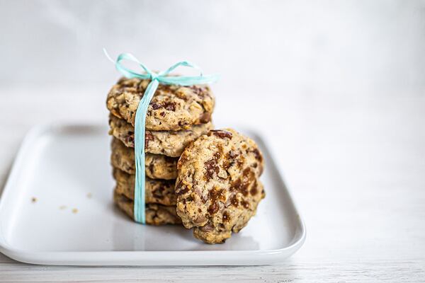 Pekanové sušenky s karamelem