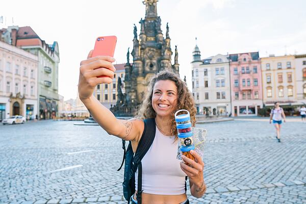 Praktická krabička na svačinu se bude hodit i při cestách za památkami.