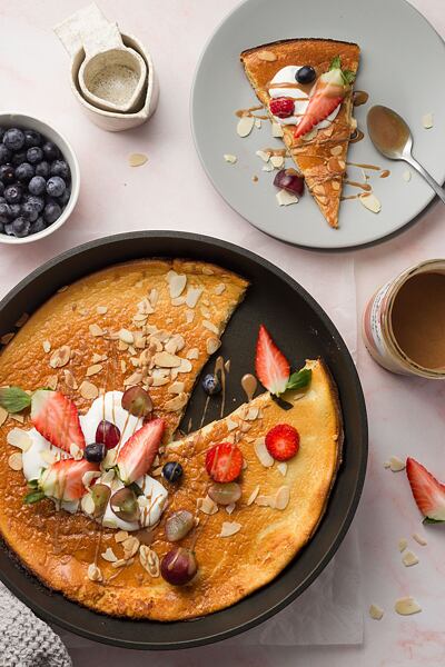 mandlová palačinka dutch baby