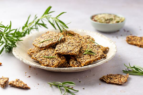 semínkové krekry recept